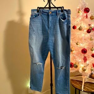 Loft High Waist Boyfriend Jeans